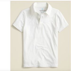 J. Crew Kids' short-sleeve performance polo shirt white Size XS